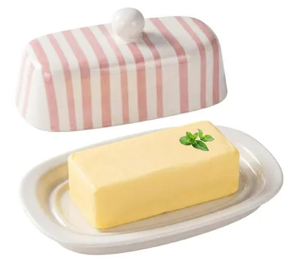 Zdjęcie produktu dla Ceramiczna maselniczka z pokrywką na 250g masła