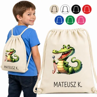 Obrázok produktu pre Taška Na Šport - Krokodíl, Lékar, S Stetoskópom
