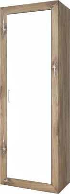 Produktbild von Neapel Garderobenschrank Weiß / Flagstaff-Eiche