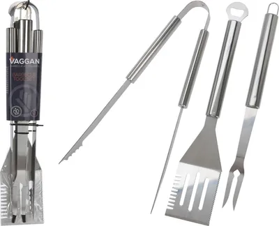 Produktbild von Grillwerkzeuge ProGarden KO-C04000030 3er-Set