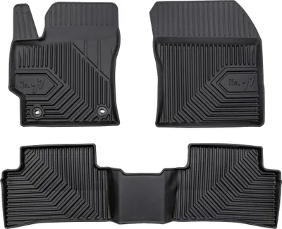Image de Tapis de Sol de Voiture pour Toyota Corolla Hybrid HB 2019-25 TPE Noir 3Pcs