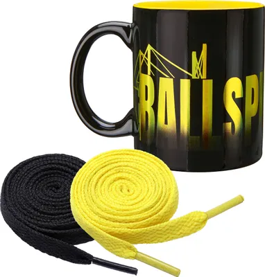 Produktbild von Borussia Dortmund BVB Ballspielverein-Tasse + 2 Paar Fan-Schnürsenkel 2# 5#