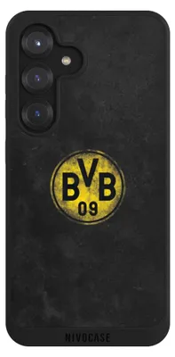 Produktbild von NIVOCASE Handyhülle für Samsung Galaxy S25 Hülle NIVOpure Case Schwarz BVB Borussia Dortmund Fanartikel