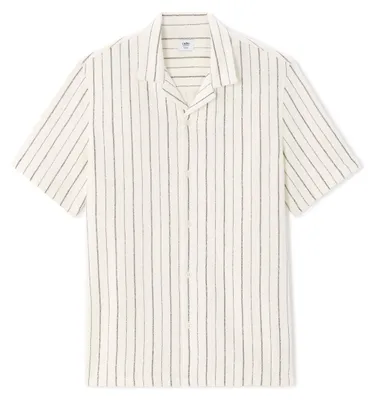 Produktbild von Celio Nastripe7 Herren Kurzarm Hemd mit kubanischem Kragen in Größe L