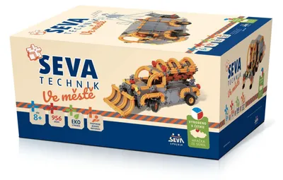 Immagine prodotto di Set di costruzioni SEVA TECHNIK In città 956 pezzi in scatola 27x38x18cm