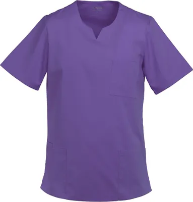 Produktbild von Damen Kasack halbarm purple, Gr. 2XL : 2XL : 50% Baumwolle 50% Polyester 175 g/m² : purple