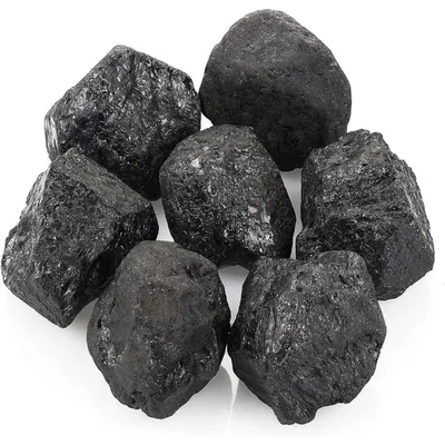 Produktbild von Schwarzer Turmalin Rohstein 4 Stück Naturstein Edelstein für Meditation & Dekoration