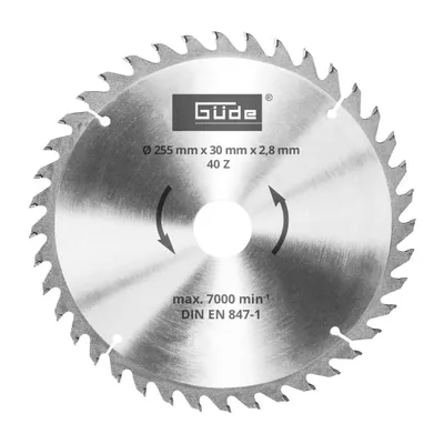 Obrázek produktu pro Güde GmbH KOTOUČ PILOVÝ HM 255x30x40Z 55264