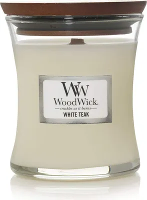 Image de WoodWick - White Teak Vase (White Teak) - Scented candle 85.0g