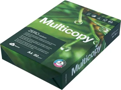 Obrázok produktu pre Papír xerografický A4 MultiCopy Zero, 80 g, bílý, 500 listů