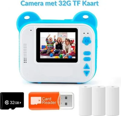 Obrázok produktu pre Detská kamera s 2-palcovým displejom – modrá – 1080p HD – funkcia digitálneho nahrávania videa