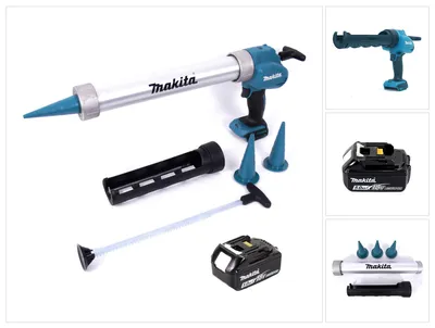 Zdjęcie produktu dla Makita DCG 180 T1X akumulatorowy pistolet na kartusze 18 V 300 / 600 ml + 1x akumulator 5,0 Ah - bez ładowarki
