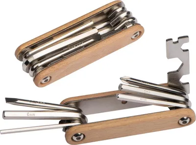 Produktbild von Fahrradwerkzeug mit Holzschalen / Multitool Reparatur-Set