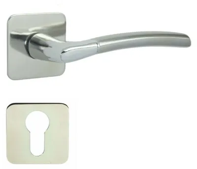 Produktbild von DOMINO Türgriff-Garnitur PZ-Profilzylinder Chrom