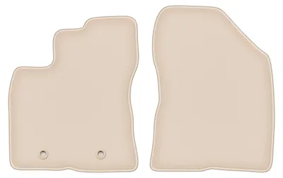 Produktbild von DURBAN Beige Velours-Fußmatten vorne für Toyota Avensis III T27 Kombi, Limousine, Liftback (2009-2013)