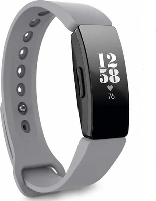 Produktbild von Strap-it Fitbit Inspire (HR) / Inspire 2 Silikon Armband (Grau) - Große: M/L