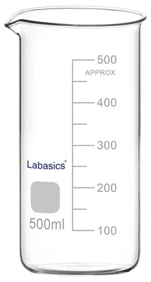 Imagen del producto de Vaso medidor de vidrio de borosilicato, 500 ml, resistente al calor, con escala, para la cocina