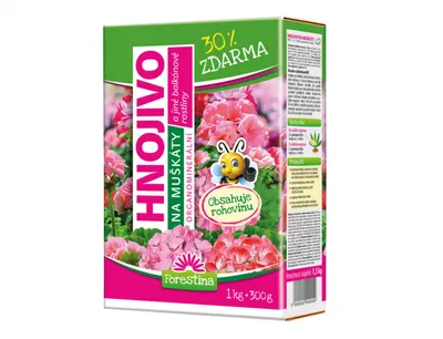 Obrázek produktu pro Nohel Garden Hnojivo FORESTINA STANDARD na muškáty 1kg + 300g