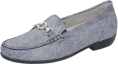 Produktbild von Waldläufer Damen Slipper 18028-4.5, 18028-5, 18028-5.5, 18028-6, 18028-6.5, 18028-7, 18028-7.5, 18028-8 WDL-437505-127 marine 4.5