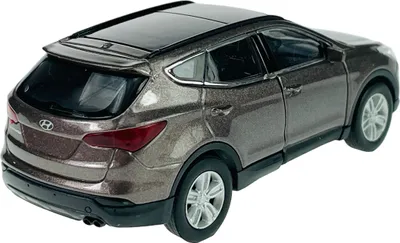 Immagine prodotto di Welly Hyundai Santa Fe Brown Tipo DM 3a Generazione Dal 2012 1/36-1/46 Metallo Modello Auto Die Cast Nuovo in Scatola