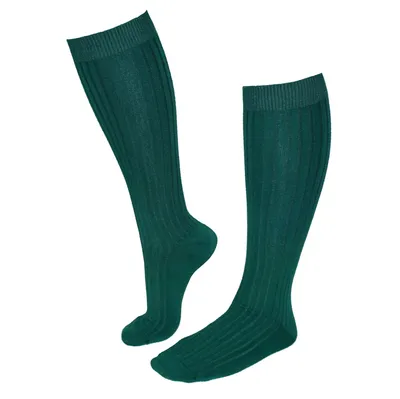 Produktbild von Damen Kniestrümpfe aus Baumwolle Rippe Platane Größe 39-42