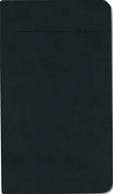 Produktbild von Taschenkalender Tucson schwarz 2024 - Büro-Kalender 9x15,6 cm - 1 Woche 2 Seiten - 128 Seiten - mit weichem Tucson-Einband - Alpha Edition