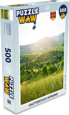 Obrázek produktu pro MuchoWow MuchoWow® Puzzle 500 ks Les - Krajina - Slunce - Příroda - Východ slunce