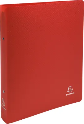Produktbild von Exacompta 15x Ringbuch PP 700µ 2Ring 30mm Rücken 40mm A4 Überbreite Rot 54695E