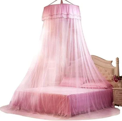 Productafbeelding van Famanu klamboe, elegant design voor kinderbed - roze