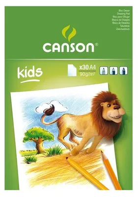 Produktbild von Canson C400015581, Kunstdruckpapierblock, 90 g/m², 30 Blätter