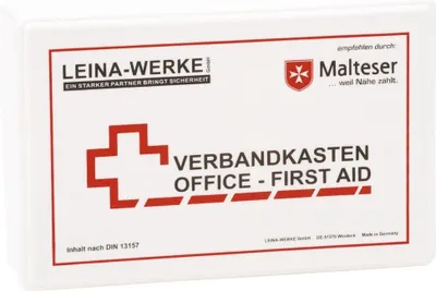 Image de Leina-Werke 20007 Boîte de premiers secours Office-First Aid - support mural inclus - plastique