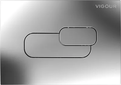 Produktbild von VIGOUR AI 2 Individual 1.0 Betätigungsplatte 2-Mengen-Spültechnik, verchromt