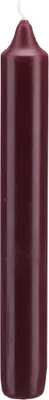 Produktbild von Leuchterkerzen, Tafelkerzen, Haushaltskerzen Bordeaux, 190 x Ø 21 mm, 48 Stück