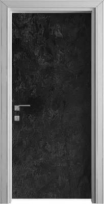Produktbild von Tür Selbstklebende 90x210 cm Türfolie Türtapete Klebefolie -  schwarze Stein