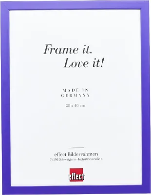 Produktbild von Holzfotorahmen „Top Cube“, 18 x 24 cm, lila, mit normalem Glas