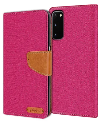 Obrázok produktu pre Kryt mobilného telefónu Samsung Galaxy S20 puzdro Wallet Flip Case Ochranný kryt Fabric Cover