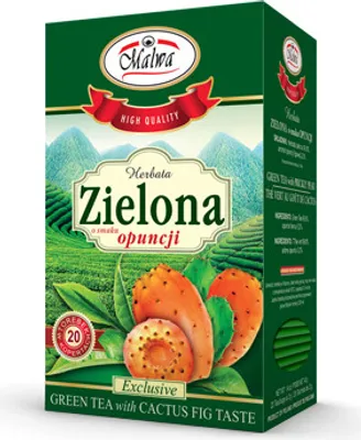 Produktbild von Grüner Tee + Kaktusfeige FIX 20*1,5g MALVA