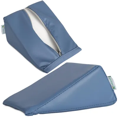 Obrázek produktu pro Polohovací klín Habys, pro masáže a terapii | polohovací polštář, polohovací materiál | fyzioterapie, ortopedie | 20x15x10cm | béžová barva