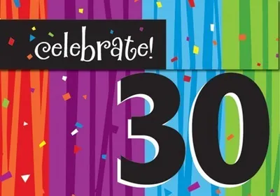 Produktbild von 30. Geburtstag Einladungskarten