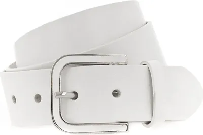 Produktbild von Vanzetti Leder Gürtel 35mm Leather Belt W75 White weiß