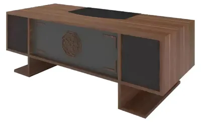Produktbild von Moderner Büroschreibtisch Ecktische Holz Einrichtung Designer Holzmöbel