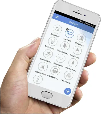Image de Olympia 6005 Olympia Prohome 8700 WLAN/GSM Alarmsystem, weiss