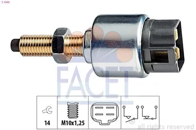 Produktbild von FACET Bremslichtschalter 7.1044 für KIA SORENTO I (JC) mechanisch