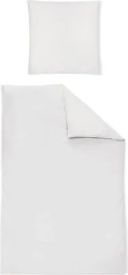 Produktbild von IRISETTE Satin-Bettwäsche-Garnitur Paris 8000 weiß 200 x 220 cm