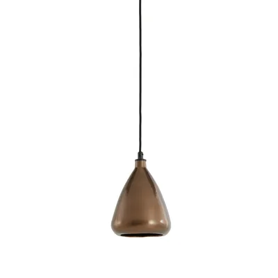 Produktbild von Light & Living - Hängeleuchte Desi - Bronze - Ø18cm Hängelampe - Esstischlampe - Wohnzimmerlampe - Schlafzimmerlampe - Wohnzimmer