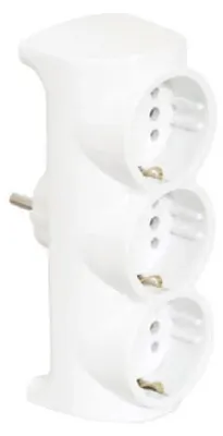 Immagine prodotto di NUOVE Prese Schucko da superficie a 2/3 o a 3 poli con LED e distributore a 3 poli