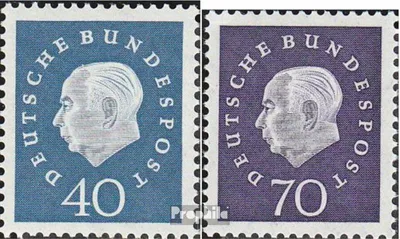 Produktbild von Briefmarken BRD (BR.Deutschland) 1959 Mi 305-306 FDC Bundespräsident Heuss (III)