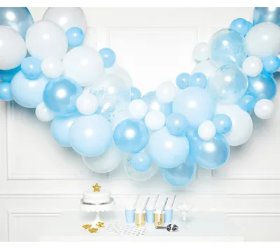 Produktbild von Amscan 9907434 Pastel Blue Diy Garland Balloon Kits