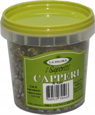 Obrázek produktu pro La Palma Capperi al sale 100 g kapary v mořské soli bez konzervantů