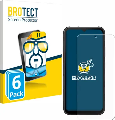 Produktbild von 6x Für Samsung Galaxy XCover 7 Enterprise Edition Schutzfolie BROTECT Displayschutz Display Schutz Folie Klar Transparent